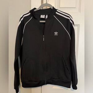 Adidas Black Zip-Up Jacket